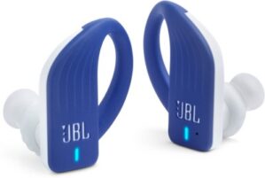 JBL Endurance Peak IPX7 True Wireless Bluetooth Headset(White, Blue, True Wireless)